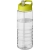 H2O Active® Treble 750 ml Sportflasche mit Ausgussdeckel Transparant/ Lime
