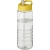 H2O Active® Treble 750 ml Sportflasche mit Ausgussdeckel transparant/ geel