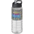H2O Active® Treble 750 ml Sportflasche mit Ausgussdeckel transparant/zwart