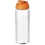 H2O Active® Vibe 850 ml Sportflasche mit Klappdeckel transparant/oranje