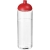 H2O Active® Vibe 850 ml Sportflasche mit Kuppeldeckel transparant/ rood