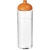 H2O Active® Vibe 850 ml Sportflasche mit Kuppeldeckel transparant/ oranje