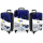 Handgepäck Trolley mit Logo zwart