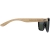 Hiru verspiegelte polarisierte Sonnenbrille aus rPET/Holz in Geschenkbox hout