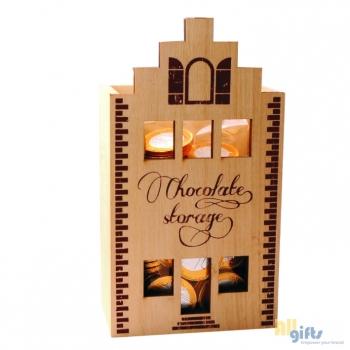 Bild des Werbegeschenks:Houten pakhuis van Sinterklaas
