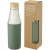 Hulan 540 ml Kupfer-Vakuum Isolierflasche mit Bambusdeckel Heather groen