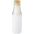 Hulan 540 ml Kupfer-Vakuum Isolierflasche mit Bambusdeckel wit