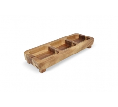 InSideOut Mini-Snacktisch aus Holz, 35cm bedrucken