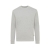Iqoniq Denali ungefärbt. Rundhals-Sweater aus recycelter BW heather grey
