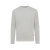 Iqoniq Denali ungefärbt. Rundhals-Sweater aus recycelter BW heather grey