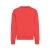 Iqoniq Kruger Relax-Rundhals-Sweater aus recycelt. Baumwolle luscious red