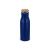 Isolier-Flasche mit Bambusdeckel, 500ml donkerblauw