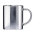 IsoMug RCS Recycled Steel 300 ml Tasse zilver