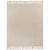 Ivy GRS zertifizierte RPET Mohair-Decke beige