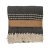 JENS Living Recycled Cotton Plaid Juul Beige zwart