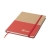 Journal Cork Notebook Notizbuch rood