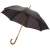 Jova 23" Regenschirm mit Holzstange und -griff zwart