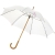 Jova 23" Regenschirm mit Holzstange und -griff wit
