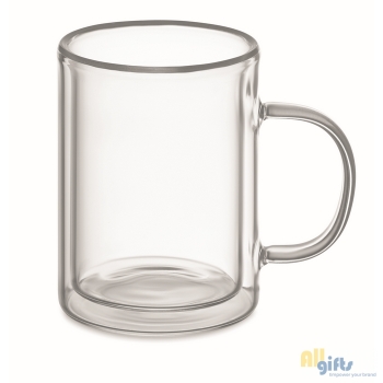 Bild des Werbegeschenks:Kaffeebecher Glas 225 ml