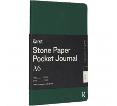 Karst® A6 Steinpapier Softcover Notizbuch - blanko bedrucken