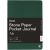 Karst® A6 Steinpapier Softcover Notizbuch - blanko donker groen