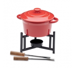 Keramik-Fondue-Set 300 ml bedrucken