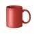 Keramik Kaffeebecher 300ml rood