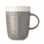 Keramik Kaffeebecher 310ml grijs