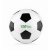 Kleiner PVC Fußball 15cm wit/zwart
