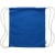 Kordelzugtasche aus recycelter Baumwolle Joy blauw