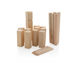 Kubb Outdoor Wurfspiel aus Holz bedrucken