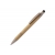 Kugelschreiber Bambus mit Touchpen und Weizenstroh Elementen Beige/Zwart