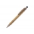 Kugelschreiber Bambus mit Touchpen und Weizenstroh Elementen Beige / Blauw