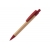 Kugelschreiber Bambus mit Weizenstroh Elementen donker rood