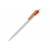 Kugelschreiber Cosmo Hardcolour wit / oranje