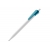 Kugelschreiber Cosmo Hardcolour wit / turquoise