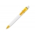 Kugelschreiber Ducal Colour hardcolour wit / geel