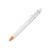 Kugelschreiber Ducal hardcolour wit / oranje