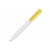 Kugelschreiber IProtect Hardcolour wit / geel