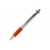 Kugelschreiber mit 4 Schreibfarben zilver / rood