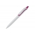 Kugelschreiber Modell Click Shadow - Hergestellt in Deutschland Wit / Donker roze