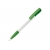Kugelschreiber Nash Hardcolour mit Gummigriff wit / groen