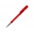 Kugelschreiber Nash Transparent mit Metallspitze transparant rood