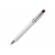 Kugelschreiber Semyr Chrome hardcolour Wit / Donkerrood