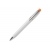 Kugelschreiber Semyr Chrome hardcolour wit / oranje