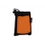 Kühlendes Handtuch aus RPET-Material, 30x80cm zwart / oranje