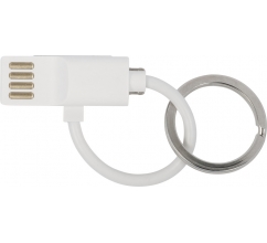 Ladekabel mit USB, USB-C, Lightning Anschluss aus Kunststoff Elfriede bedrucken