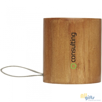 Bild des Werbegeschenks:Lako Bluetooth® Lautsprecher aus Bambus 