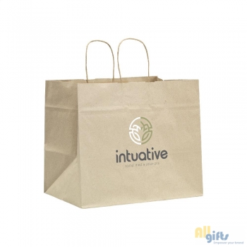 Bild des Werbegeschenks:Leaf It Bag aus recyceltem Graspapier (90 g/m²) XL