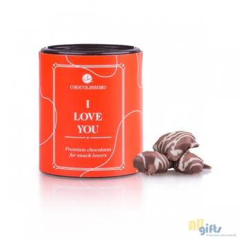 Bild des Werbegeschenks:Love Obsession  - Yoghurt aardbei in chocolade voor Valentijn Fruit in chocolade